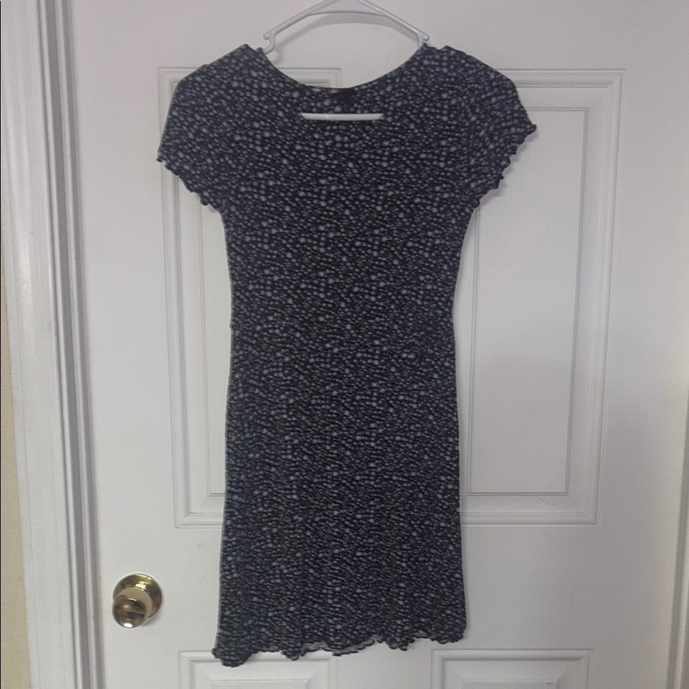 Art Class Black and White Dress